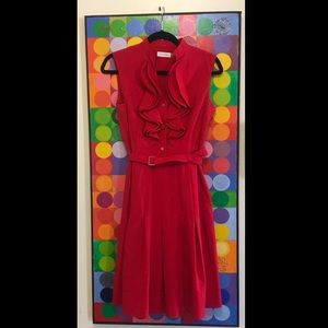 Calvin Klein Red Dress (size 4)